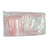 Kilitli Naylon Torba Poşet 5X5 Cm Şeffaf 100 Adet 1 Paket - 1