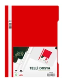 Gen-Of Telli Dosya 50 Li 1 Paket A4 Mavi Siyah Kırmızı Yeşil - 4