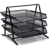 Gen-Of Metal Ofis Seti Siyah(Metal Evrak Rafı+3Lü Masa Seti) - 3