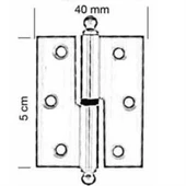 Okka Menteşe Pirinç Sarı 4cm thumbnail 2