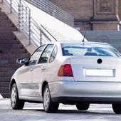 VW Polo Classic 2000-2002 Sağ Dikiz Aynası Camı Beyaz Küçük 6K1857522K - 2