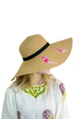 Flamingo Hasır Kadın Şapka 7046 thumbnail 2