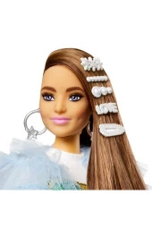 Mattel Barbie Extra Renkli Elbiseli Bebek thumbnail 2