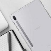 Samsung Galaxy Tab S7 Plus T970 Kılıf Şeffaf Tablet Süper Silikon - 8