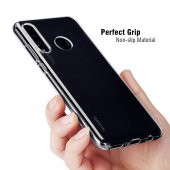 Huawei P30 Lite Kılıf Şeffaf Süper Silikon Kılıf + 6D Nano Cam - 2