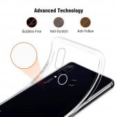 Huawei P30 Lite Kılıf Şeffaf Süper Silikon Kılıf + 6D Nano Cam - 3