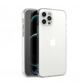 Apple iPhone 12 Pro Kılıf Kamera Korumalı Şeffaf Süper Silikon Kapak - 1