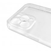 Apple iPhone 12 Pro Max Kılıf Kamera Korumalı Şeffaf Süper Silikon Kapak - 3