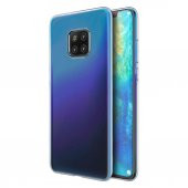 Huawei Mate 20 Pro Kılıf Şeffaf Süper Silikon Kılıf - 1