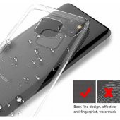 Huawei Mate 20 Pro Kılıf Şeffaf Süper Silikon Kılıf - 4