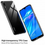 Huawei Y6 2019 (Honor 8A) Kılıf Şeffaf Süper Silikon Kılıf - 7
