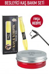 KAŞ BAKIM SETİ (Kaş Sabitleyici- Şekillendirici Wax 1 Adet ve Kaş Kirpik Serumu 1 Adet) - 1