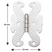 Kelebek Menteşe Metal 32*40mm Bakır (2 Adet) - 2