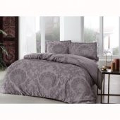 Taç Violet Çift Kişilik Saten Nevresim Takımı thumbnail 1