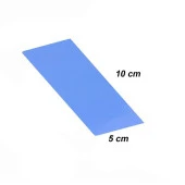 PrimeX PX-PAD10 10x5 cm 1mm 11Gr Yüksek İletken Termal Pad, Mavi Thermal Pad (M2 ssd, Chipset, Cep telefonu, Notebook, PS4,PS5 Uyumlu) - 2