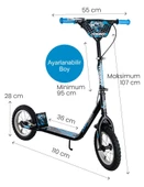 TommyBaby İkon 12 Jant Çocuk Scooter - 10