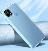 Oppo A15 Kılıf Kamera Korumalı Şeffaf Süper Silikon Kapak - 6