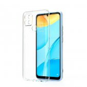 Oppo A15 Kılıf Kamera Korumalı Şeffaf Süper Silikon Kapak - 8