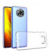 Xiaomi Poco X3 NFC Kılıf Kamera Korumalı Şeffaf Süper Silikon Kapak - 5