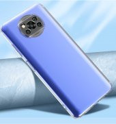 Xiaomi Poco X3 NFC Kılıf Kamera Korumalı Şeffaf Süper Silikon Kapak - 6