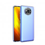 Xiaomi Poco X3 NFC Kılıf Kamera Korumalı Şeffaf Süper Silikon Kapak - 7