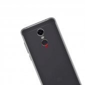 Xiaomi Redmi 5 Plus Kılıf Şeffaf Süper Silikon Kamera Korumalı - 4