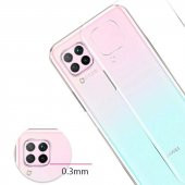 Huawei P40 Lite Kılıf Zore Süper Silikon Kamera Korumalı + Cam - 4