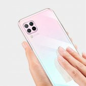 Huawei P40 Lite Kılıf Zore Süper Silikon Kamera Korumalı + Cam - 7