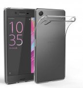 Sony Xperia XA1 Plus Kılıf Şeffaf Süper Silikon Kamera Korumalı - 2