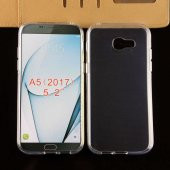 Samsung Galaxy A5 2017 Kılıf Şeffaf Süper Silikon Kamera Korumalı - 12