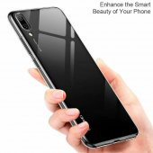 Huawei Y6 2019 (Honor 8A) Kılıf Şeffaf Süper Silikon + 6D Nano Cam - 4