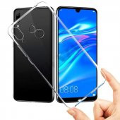 Samsung Galaxy A20 Şeffaf Süper Silikon Kılıf + Esnek Nano Cam - 3