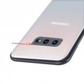 Samsung Galaxy S10E Kılıf Şeffaf Süper Silikon Kamera Korumalı - 2