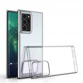 Samsung Galaxy Note 20 Ultra Kılıf Şeffaf Süper Silikon Kamera Korumalı - 5