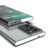 Samsung Galaxy Note 20 Ultra Kılıf Şeffaf Süper Silikon Kamera Korumalı - 6