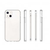 Apple iPhone 13 Kılıf Şeffaf Süper Silikon Kapak - 6