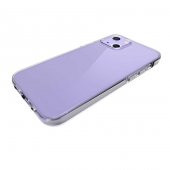 Apple iPhone 13 Mini Kılıf Şeffaf Süper Silikon Kapak - 3