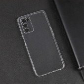 Oppo A55 5G Kılıf Şeffaf Süper Silikon Kapak - 11
