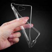 Samsung Galaxy A5 2016 Kılıf Şeffaf Süper Silikon Kamera Korumalı - 3