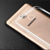 Samsung Galaxy A8 2016 Kılıf Şeffaf Süper Silikon Kamera Korumalı - 4