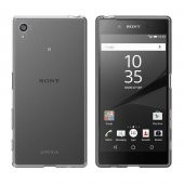 Sony Xperia Z5 Premium Kılıf Şeffaf Süper Silikon Kapak - 2