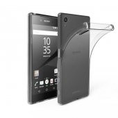 Sony Xperia Z5 Premium Kılıf Şeffaf Süper Silikon Kapak - 3
