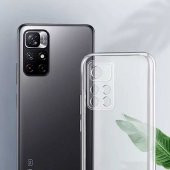 Xiaomi Redmi Note 11 Pro Plus 5G Kılıf Şeffaf Süper Silikon Kapak - 11
