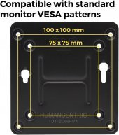 Intel NUC Mini Pc - Monitör Montaj Kiti - 3