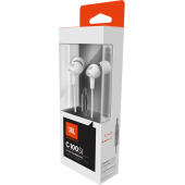 JBL C100SI Mikrofonlu Kulak İçi Kulaklık BEYAZ - 1
