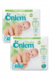 Önlem Botanika Bebek Bezi Fırsat Paketi Mini 3-6 Kg 2 Beden 2 x 96 Adet - 1