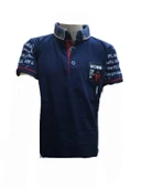 Petitox Çocuk Erkek Polo Yaka Baskılı T-shirt 3023 - 11