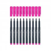 FABER NEON MARKOR PEMBE 10 LU - 1