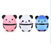 3 Adet Pembe Sevimli Yavaş Yükselen Squishy Panda Oyuncak Çanta Süsü Orta Boy - 1