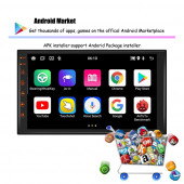 7inc 2Dinc 2+32gb (2gb ram) Full HD Android 12 sürüm  Double Ekran multimedya - 1